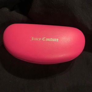 Pink Juicy couture sunglasses case